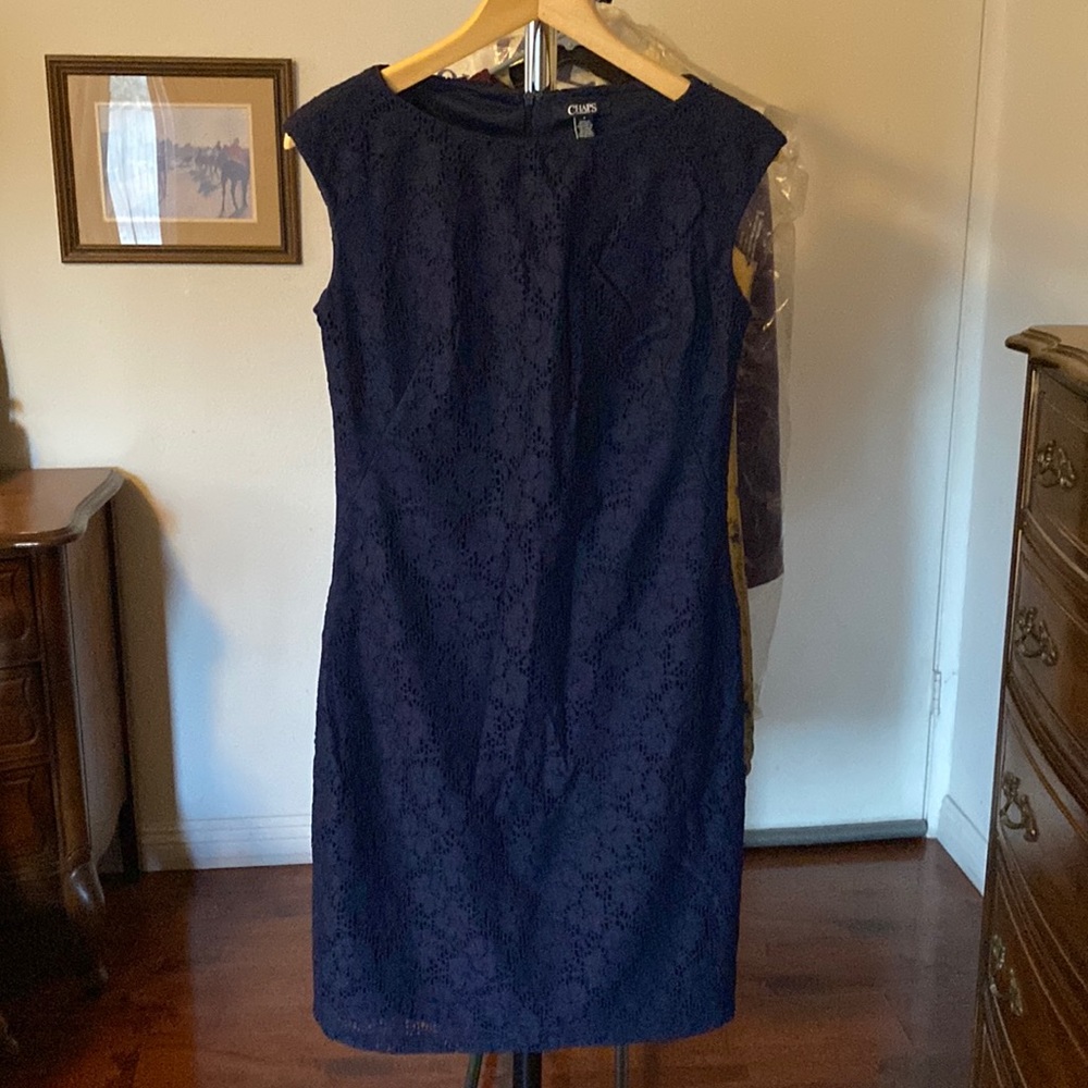 Chaps lace dress